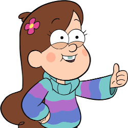 A picture of Mabel from Gravity Falls